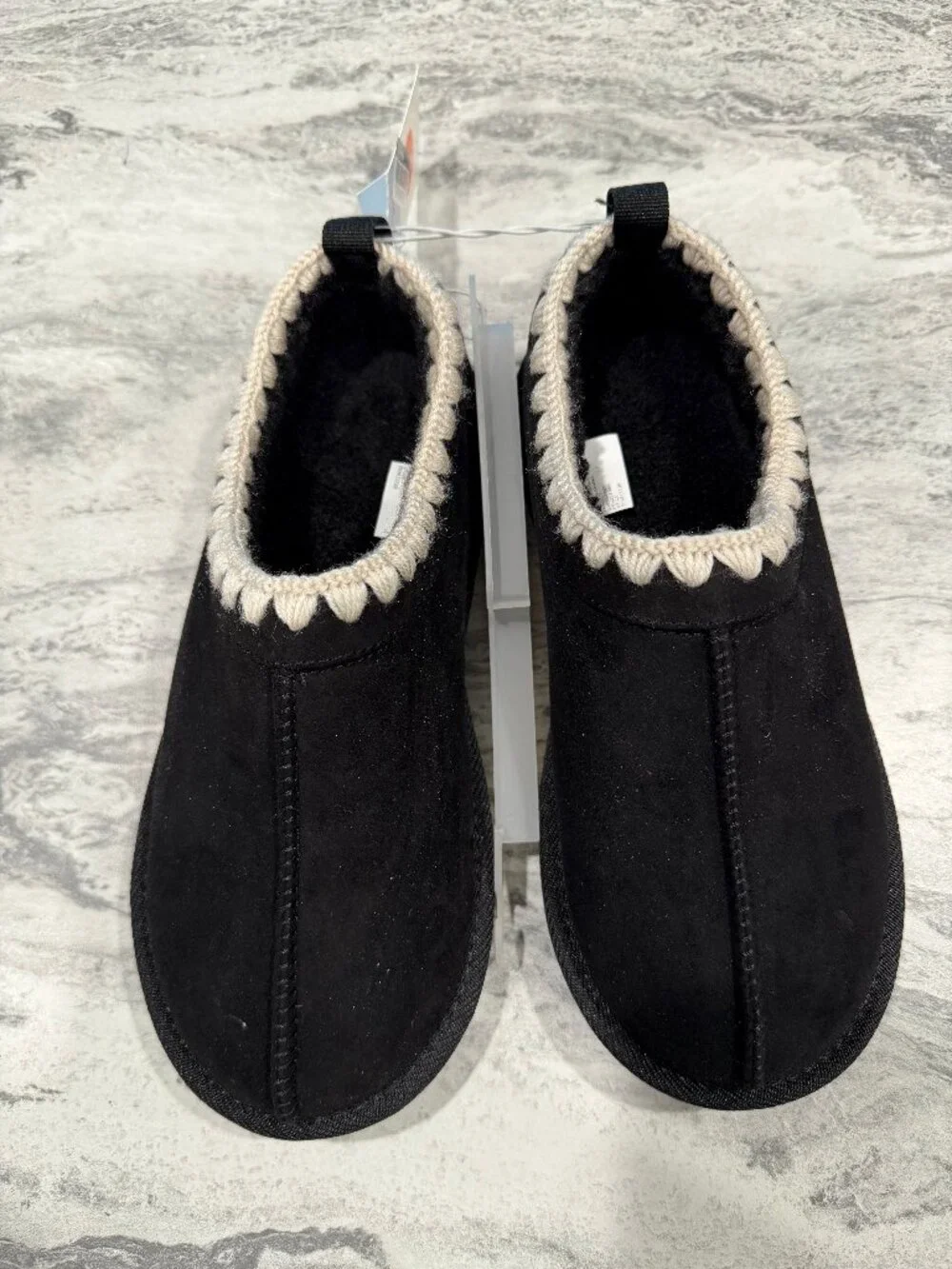 Kids' Nola Faux Suede Clog Slippers - Cat & Jack™Black 3